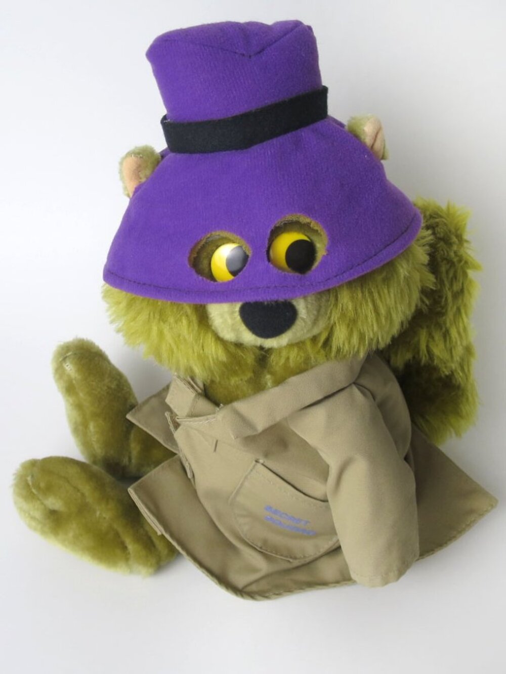 Vintage 1985 Hanna Barbara Secret Squirrel Plush
